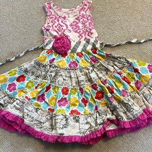 Mustard pie dress 3t